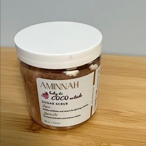 Aminnah Baby its Coco Outside Body Sugar Scrub NEW Made in USA 8 fl oz
